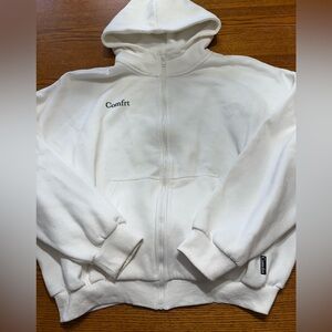 Comfrt Cloud Zip Hoodie Snow (White) Color Unisex-L